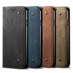 Flip Cover Poco M3 Tissu Jeans Flip Cover Poco M3 Tissu Jeans