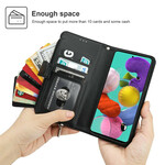 Housse Samsung Galaxy A51 Microfibres Style Cuir Poche Zippée Housse Samsung Galaxy A51 Microfibres Style Cuir Poche Zippée