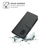 Housse Samsung Galaxy A51 Microfibres Style Cuir Poche Zippée Housse Samsung Galaxy A51 Microfibres Style Cuir Poche Zippée