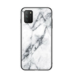 Coque Poco M3 Verre Trempé Marble Colors