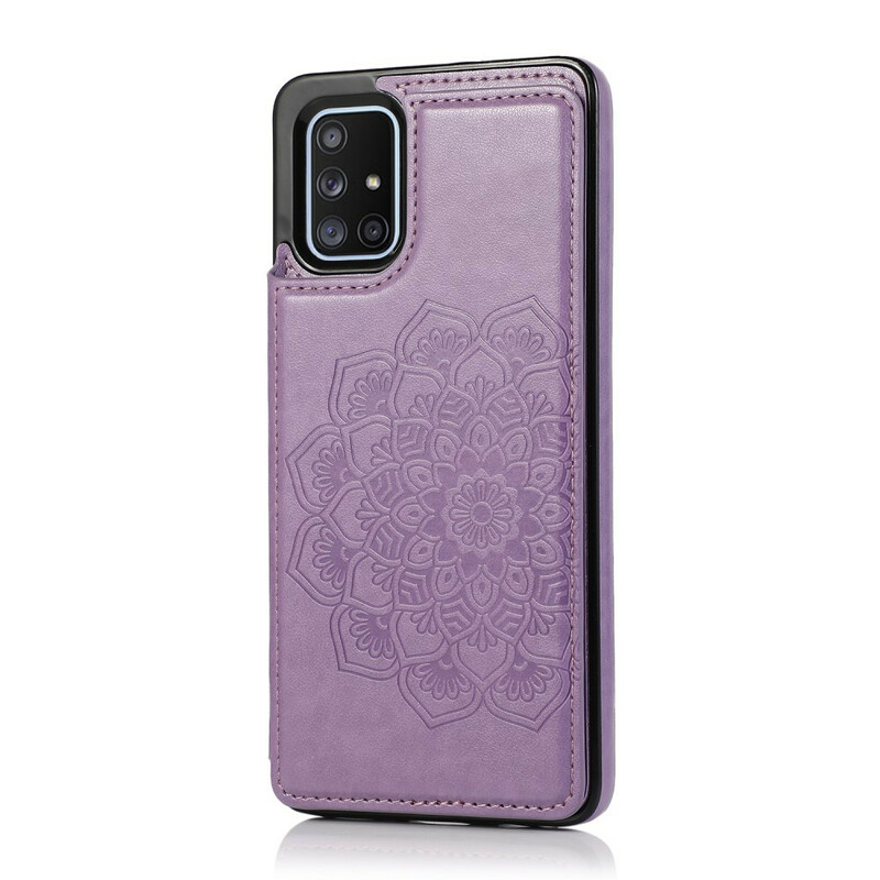 Coque Samsung Galaxy A51 Porte-Cartes Impression Mandala Coque Samsung Galaxy A51 Porte-Cartes Impression Mandala