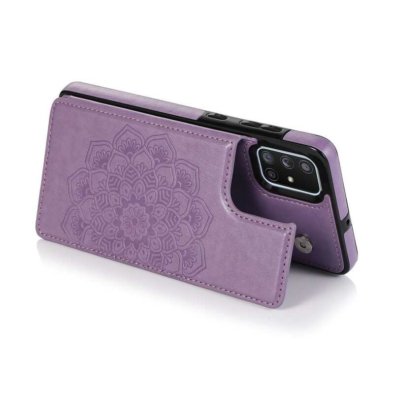 Coque Samsung Galaxy A51 Porte-Cartes Impression Mandala Coque Samsung Galaxy A51 Porte-Cartes Impression Mandala
