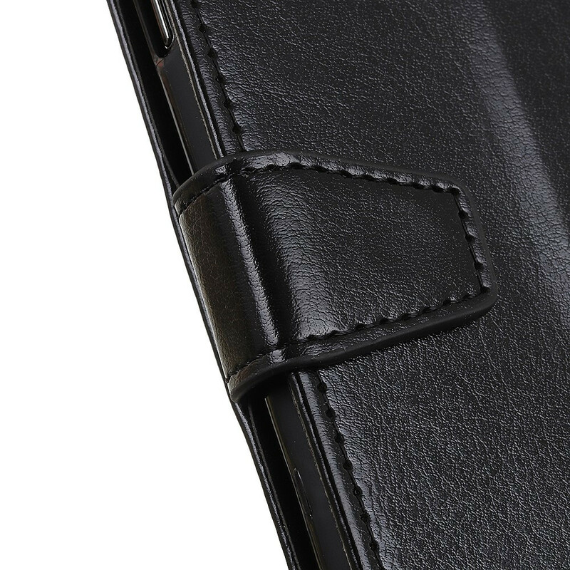 Housse Poco M3 Effet Cuir Brillant Simple Housse Poco M3 Effet Cuir Brillant Simple