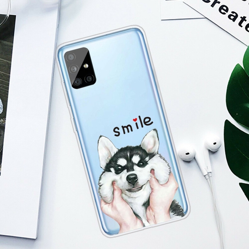 Coque Samsung Galaxy A51 Smile Dog