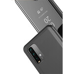 View Cover XIaomi Poco M3 Miroir et Simili Cuir View Cover XIaomi Poco M3 Miroir et Simili Cuir