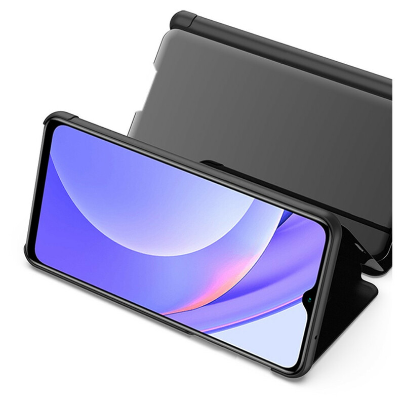 View Cover XIaomi Poco M3 Miroir et Simili Cuir View Cover XIaomi Poco M3 Miroir et Simili Cuir
