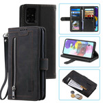 Housse Samsung Galaxy A51 Contours Renforcés Poche Zippée Housse Samsung Galaxy A51 Contours Renforcés Poche Zippée