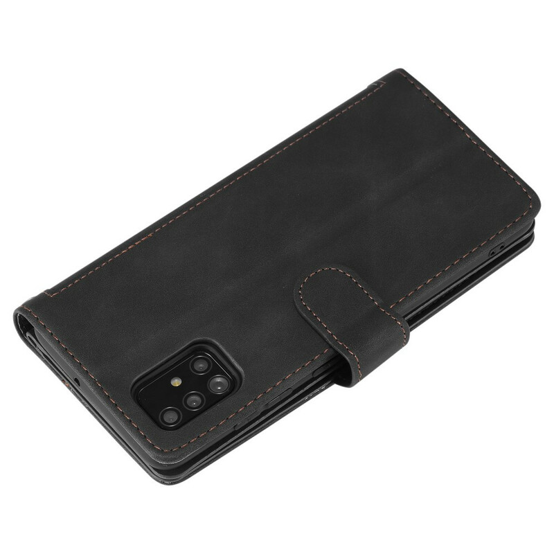 Housse Samsung Galaxy A51 Contours Renforcés Poche Zippée Housse Samsung Galaxy A51 Contours Renforcés Poche Zippée