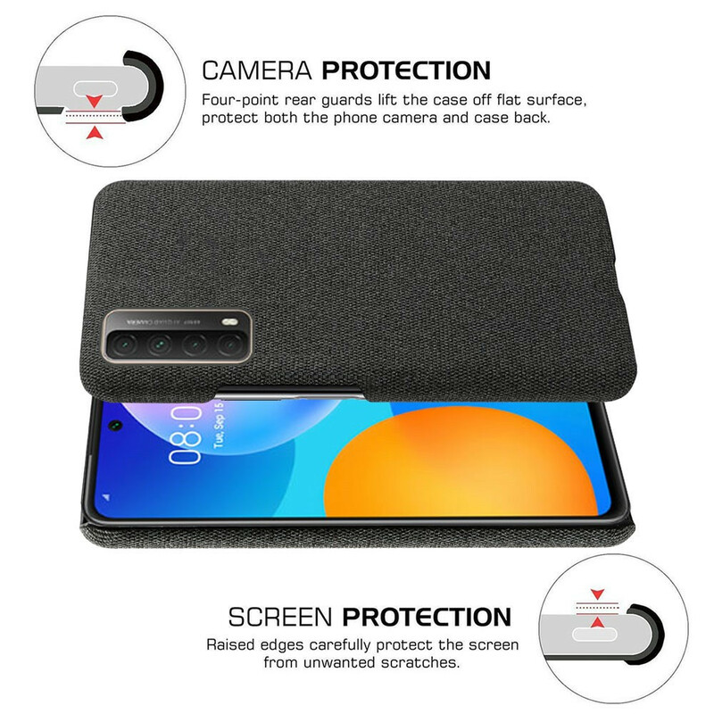 Coque Huawei P Smart 2021 Texture Tissu KSQ Coque Huawei P Smart 2021 Texture Tissu KSQ