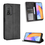 Flip Cover Honor 10X Lite Effet Cuir Vintage Stylisé Flip Cover Honor 10X Lite Effet Cuir Vintage Stylisé