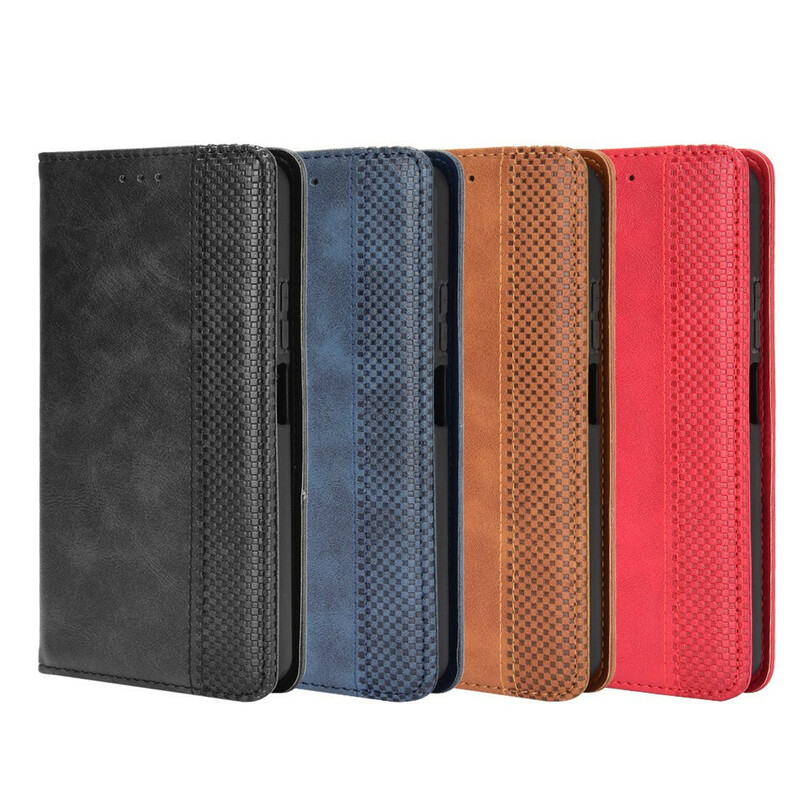 Flip Cover Honor 10X Lite Effet Cuir Vintage Stylisé Flip Cover Honor 10X Lite Effet Cuir Vintage Stylisé