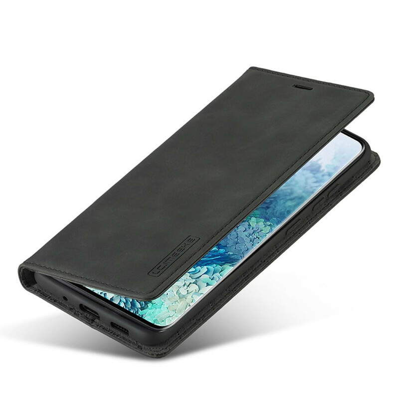 Flip Cover Samsung Galaxy S20 Plus 5G LC.IMEEKE Effet Cuir