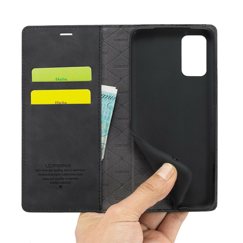 Flip Cover Samsung Galaxy S20 Plus 5G LC.IMEEKE Effet Cuir Flip Cover Samsung Galaxy S20 Plus 5G LC.IMEEKE Effet Cuir