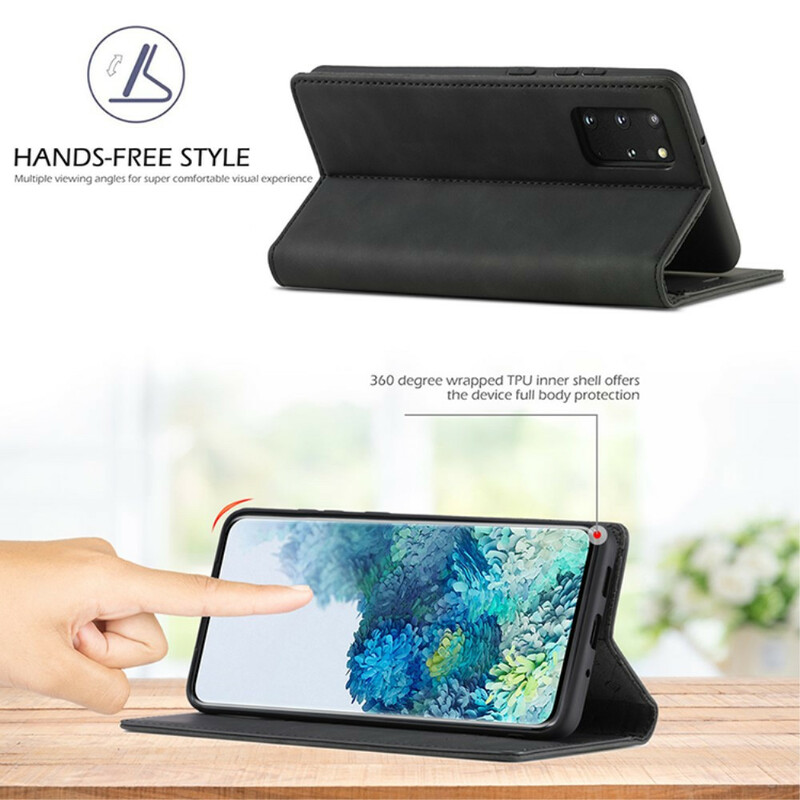 Flip Cover Samsung Galaxy S20 Plus 5G LC.IMEEKE Effet Cuir Flip Cover Samsung Galaxy S20 Plus 5G LC.IMEEKE Effet Cuir