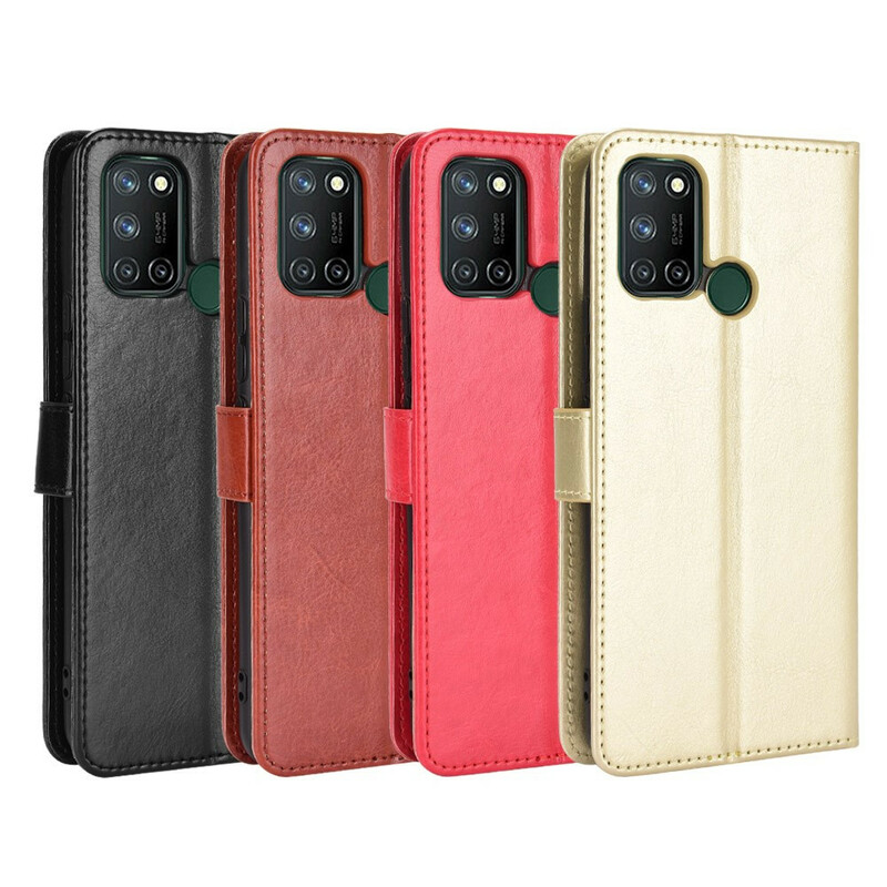 Housse Realme 7i Simili Cuir Flashy