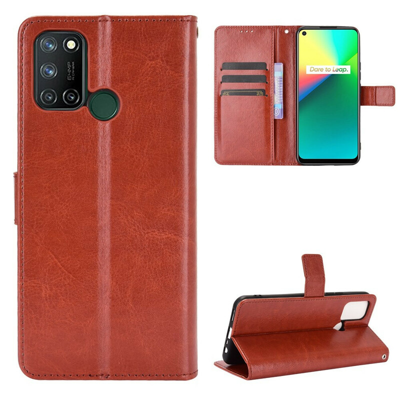 Housse Realme 7i Simili Cuir Flashy