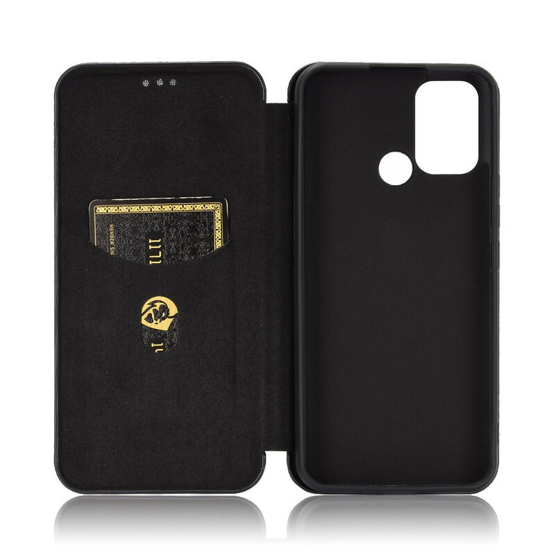 Flip Cover Realme 7i Silicone Carbone Coloré Flip Cover Realme 7i Silicone Carbone Coloré