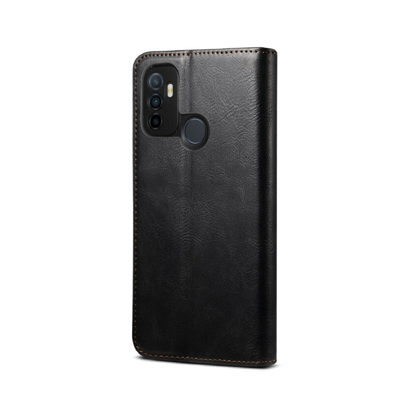 Flip Cover Oppo A53 / A53s Simili Cuir Ciré Flip Cover Oppo A53 / A53s Simili Cuir Ciré