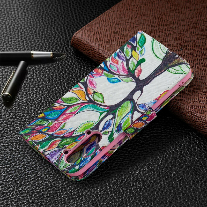 Housse Oppo Find X2 Lite Arbre Coloré Housse Oppo Find X2 Lite Arbre Coloré