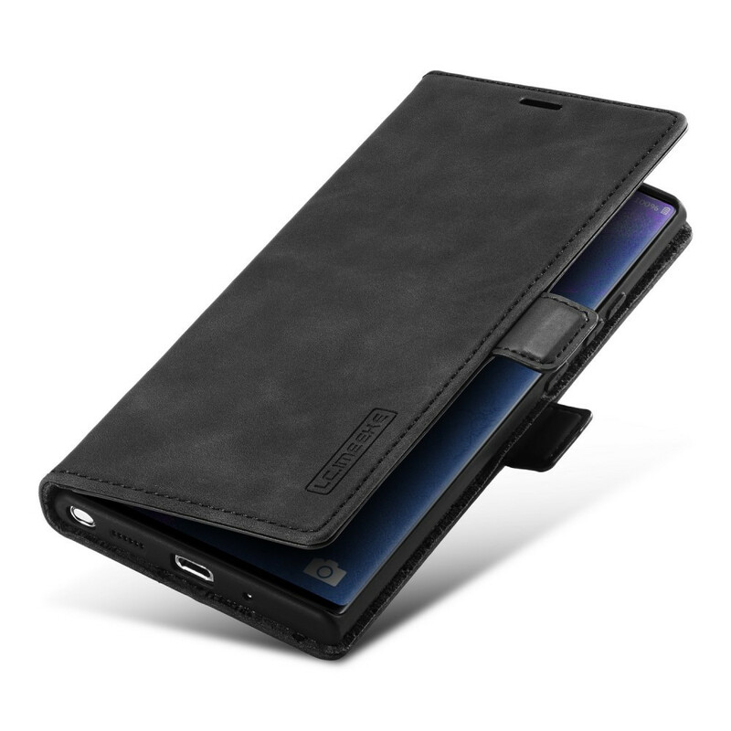Flip Cover Samsung Galaxy Note 20 Ultra LC.IMEEKE Effet Cuir Flip Cover Samsung Galaxy Note 20 Ultra LC.IMEEKE Effet Cuir