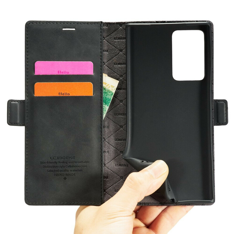 Flip Cover Samsung Galaxy Note 20 Ultra LC.IMEEKE Effet Cuir Flip Cover Samsung Galaxy Note 20 Ultra LC.IMEEKE Effet Cuir