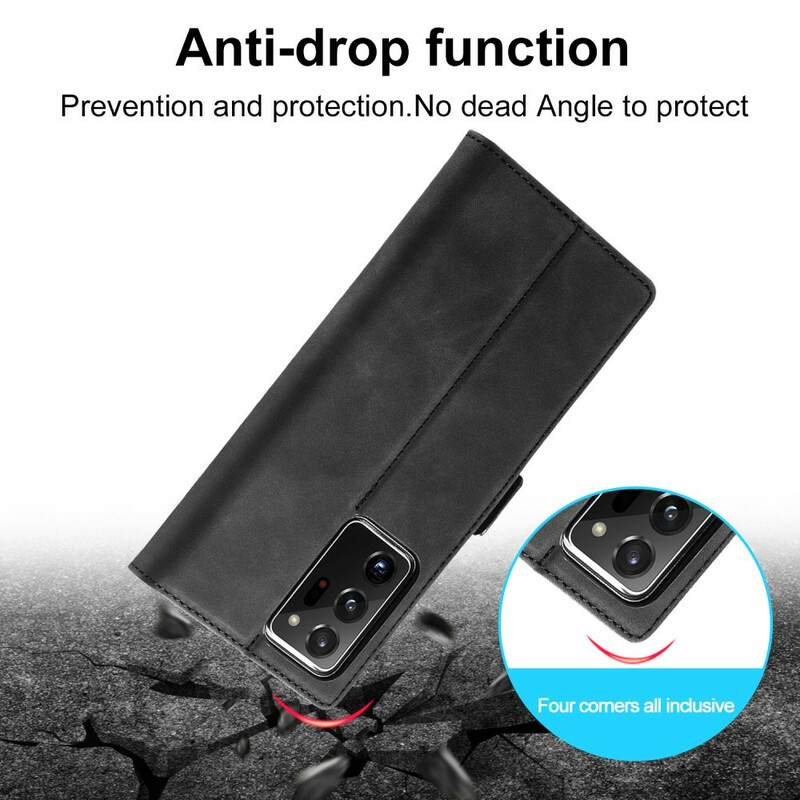 Flip Cover Samsung Galaxy Note 20 Ultra LC.IMEEKE Effet Cuir Flip Cover Samsung Galaxy Note 20 Ultra LC.IMEEKE Effet Cuir