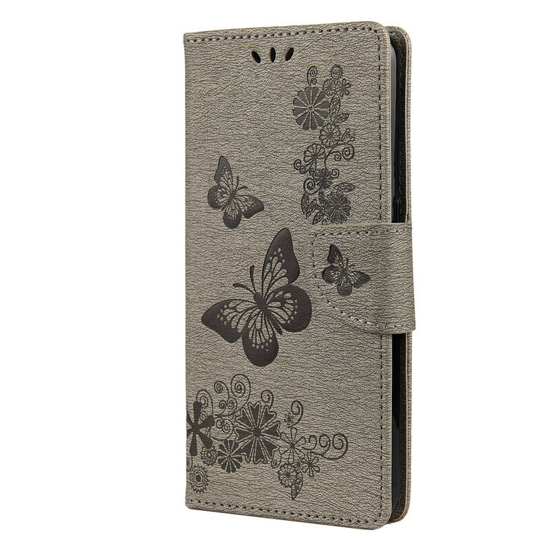 Housse Oppo A53 / A53s Que des Papillons avec Lanière Housse Oppo A53 / A53s Que des Papillons avec Lanière