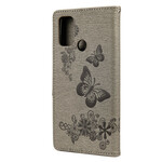 Housse Oppo A53 / A53s Que des Papillons avec Lanière Housse Oppo A53 / A53s Que des Papillons avec Lanière