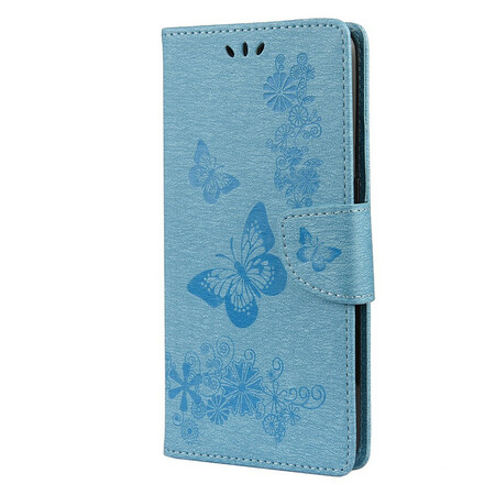 Housse Oppo A53 / A53s Que des Papillons avec Lanière
