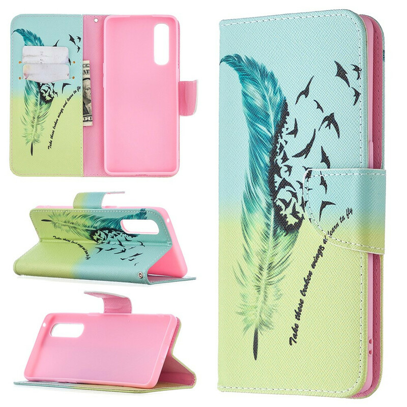 Housse Oppo Find X2 Neo Plume Learn To Fly Housse Oppo Find X2 Neo Plume Learn To Fly