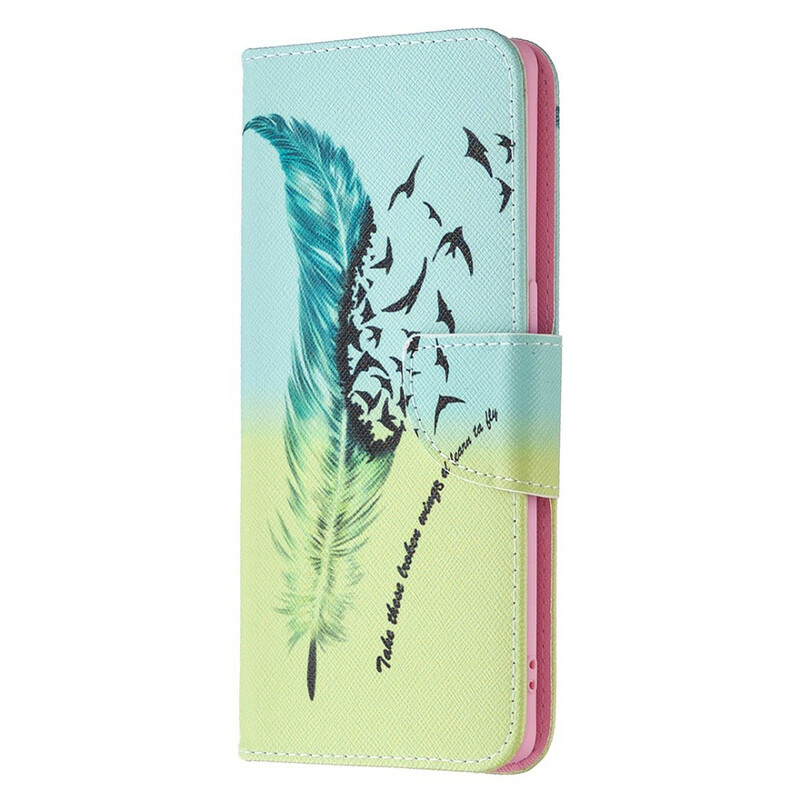 Housse Oppo Find X2 Neo Plume Learn To Fly Housse Oppo Find X2 Neo Plume Learn To Fly