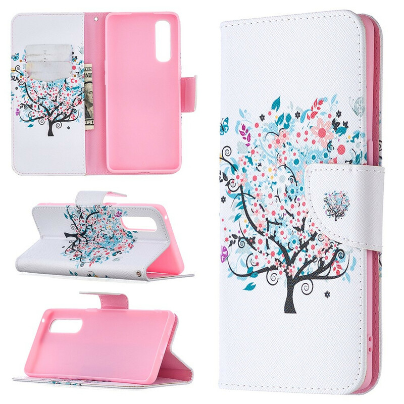 Housse Oppo Find X2 Neo Flowered Tree Housse Oppo Find X2 Neo Flowered Tree