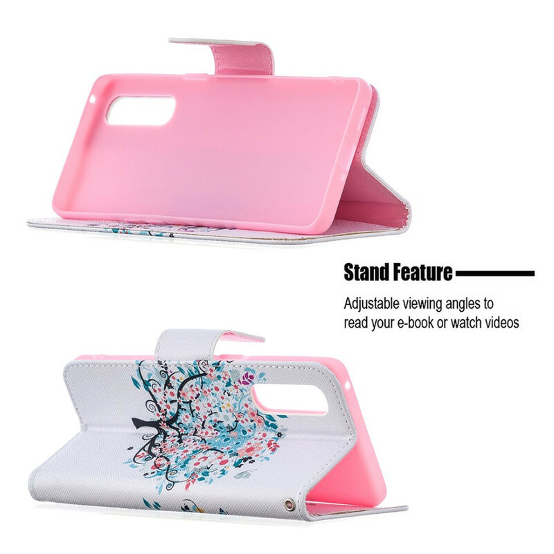 Housse Oppo Find X2 Neo Flowered Tree Housse Oppo Find X2 Neo Flowered Tree