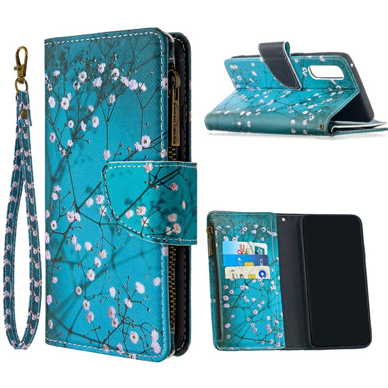 Housse Oppo Find X2 Neo Poche Zippée Arbre Housse Oppo Find X2 Neo Poche Zippée Arbre