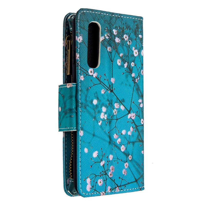 Housse Oppo Find X2 Neo Poche Zippée Arbre Housse Oppo Find X2 Neo Poche Zippée Arbre