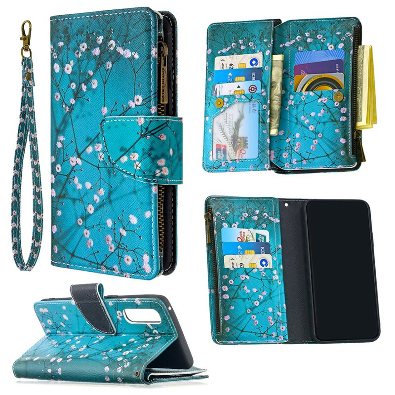 Housse Oppo Find X2 Neo Poche Zippée Arbre Housse Oppo Find X2 Neo Poche Zippée Arbre