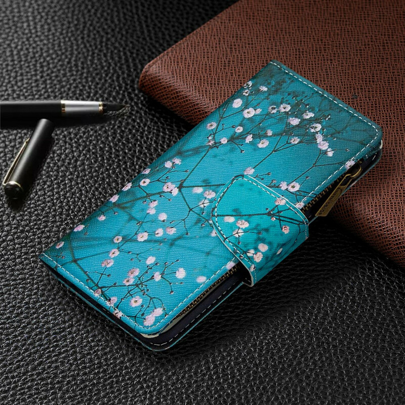 Housse Oppo Find X2 Neo Poche Zippée Arbre Housse Oppo Find X2 Neo Poche Zippée Arbre