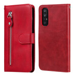 Housse Oppo Find X2 Neo Vintage Porte-Monnaie