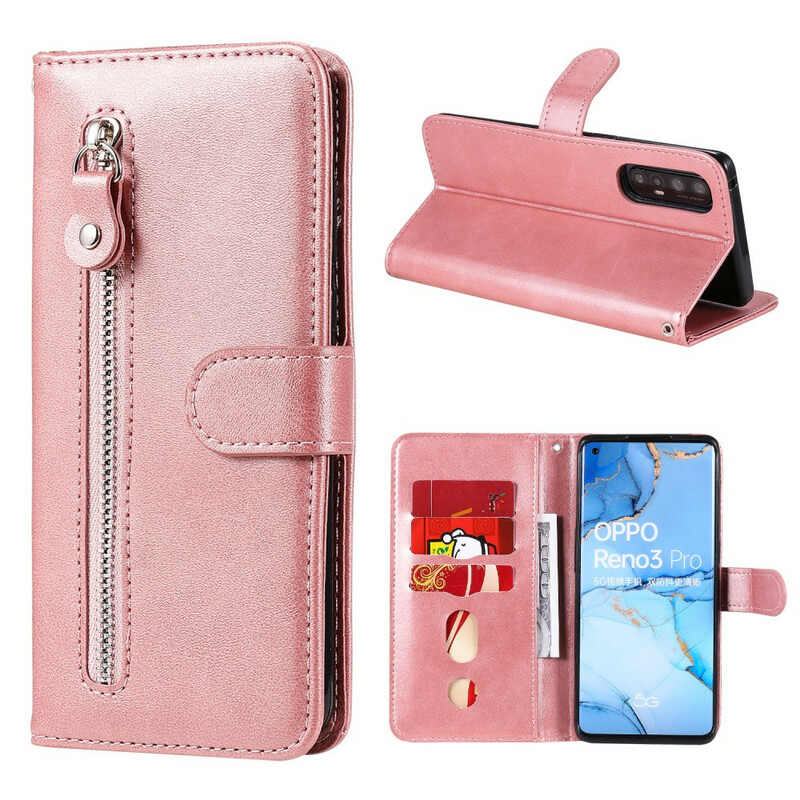 Housse Oppo Find X2 Neo Vintage Porte-Monnaie