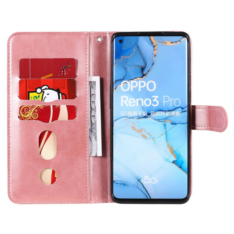 Housse Oppo Find X2 Neo Vintage Porte-Monnaie