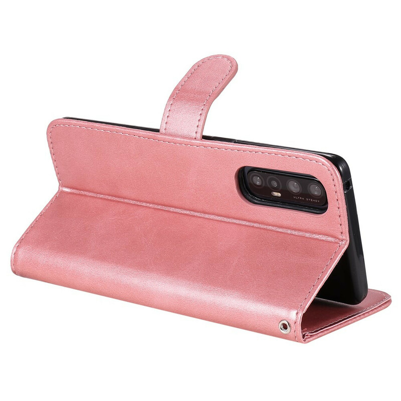 Housse Oppo Find X2 Neo Vintage Porte-Monnaie Housse Oppo Find X2 Neo Vintage Porte-Monnaie