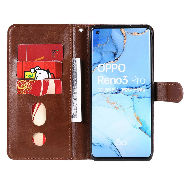 Housse Oppo Find X2 Neo Vintage Porte-Monnaie Housse Oppo Find X2 Neo Vintage Porte-Monnaie