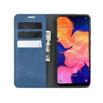 Flip Cover Samsung Galaxy A10 Effet Cuir Vintage Stylisé Flip Cover Samsung Galaxy A10 Effet Cuir Vintage Stylisé