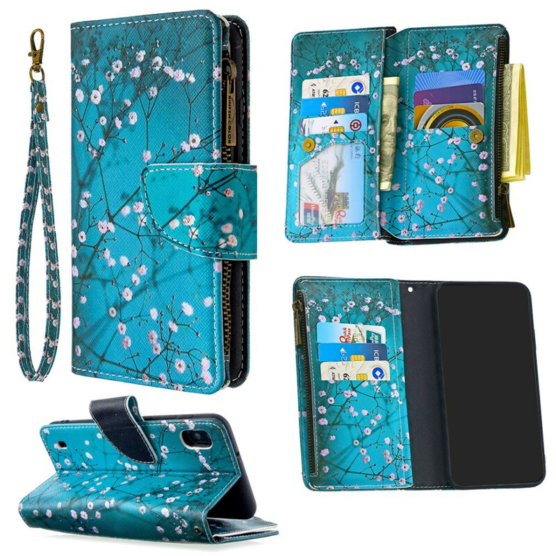 Housse Samsung Galaxy A10 Poche Zippée Arbre Housse Samsung Galaxy A10 Poche Zippée Arbre