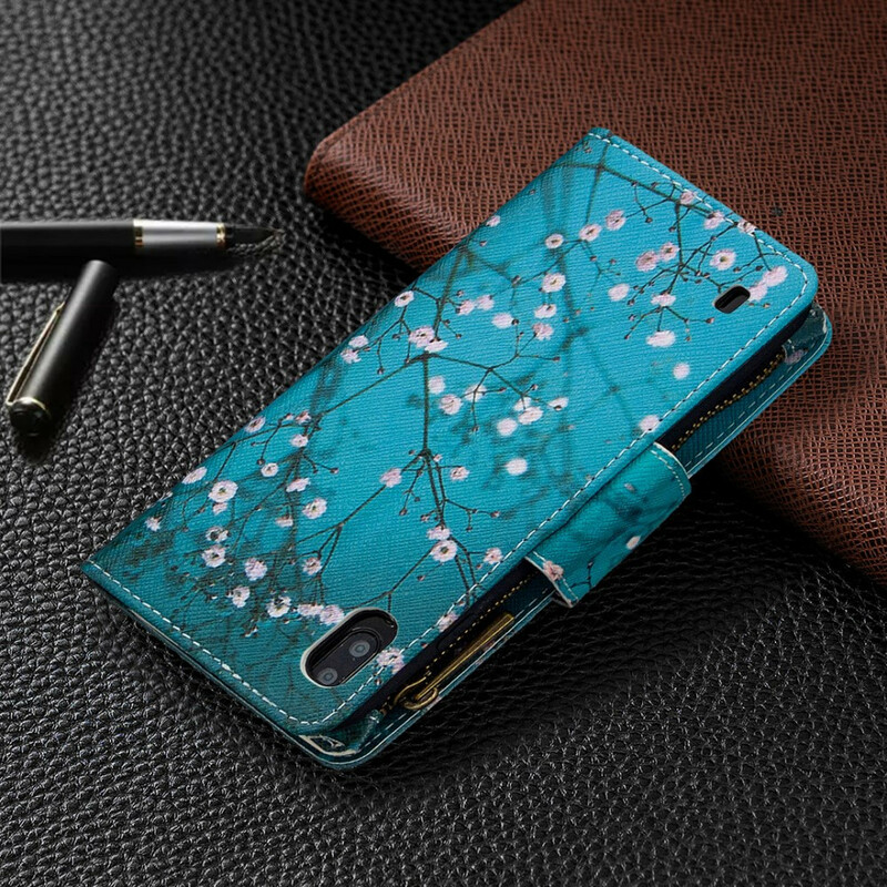 Housse Samsung Galaxy A10 Poche Zippée Arbre Housse Samsung Galaxy A10 Poche Zippée Arbre
