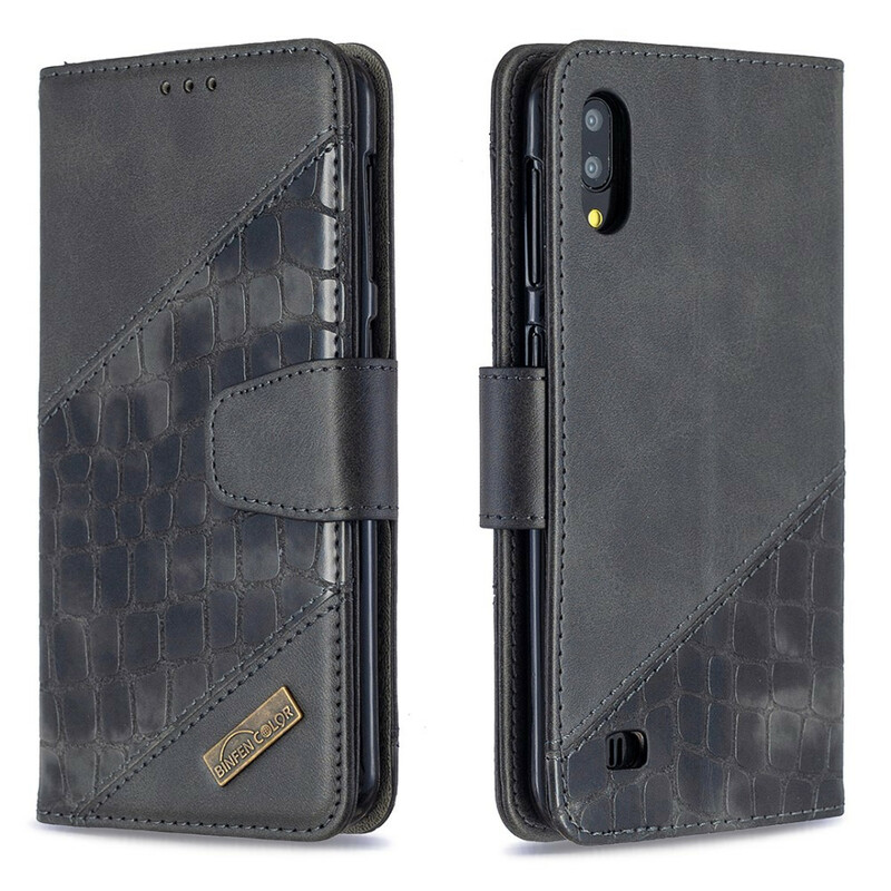 Housse Samsung Galaxy A10 Effet Peau de Crocodile Classique Housse Samsung Galaxy A10 Effet Peau de Crocodile Classique