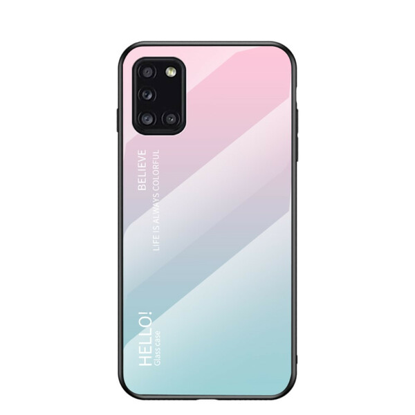 Coque Samsung Galaxy A31 Verre Trempé Hello