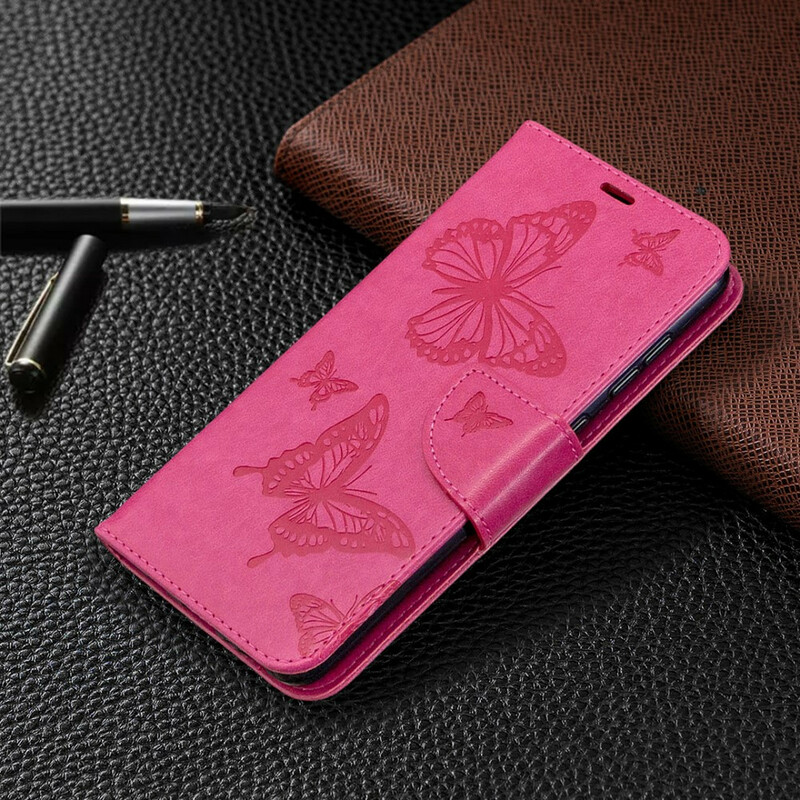 Housse Samsung Galaxy A31 Les Papillons en Vol avec Lanière Housse Samsung Galaxy A31 Les Papillons en Vol avec Lanière
