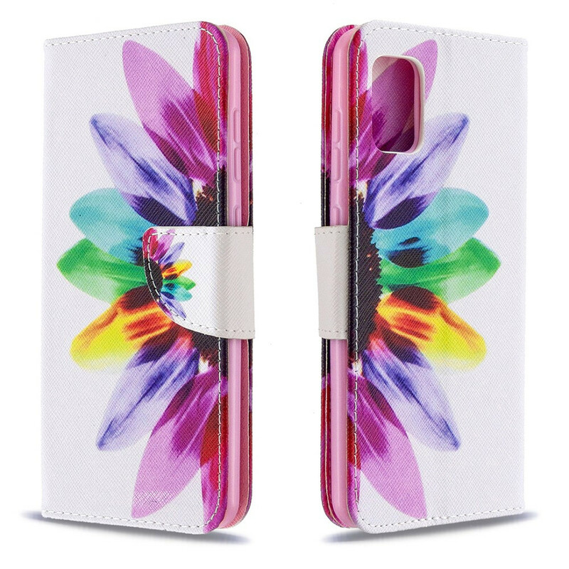 Housse Samsung Galaxy A31 Fleur Aquarelle Housse Samsung Galaxy A31 Fleur Aquarelle
