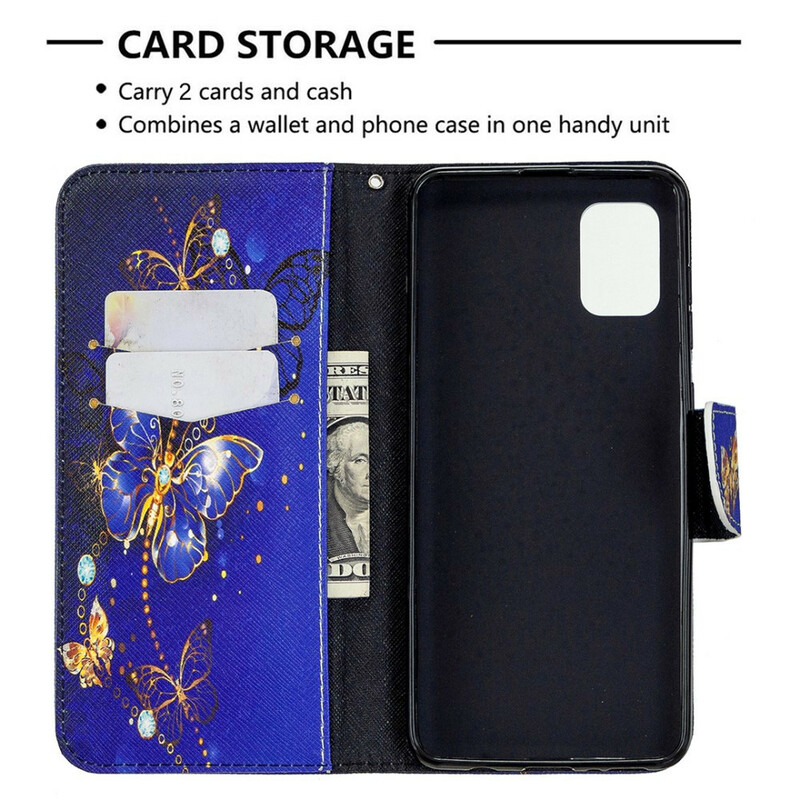 Housse Samsung Galaxy A31 Papillons Rois Housse Samsung Galaxy A31 Papillons Rois